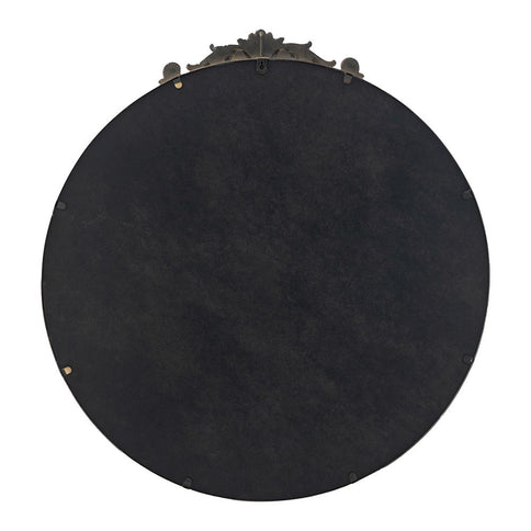 Classic Design Mirror With Baroque Inspired Frame For Bathroom, Entryway Console Lean Against Wall
