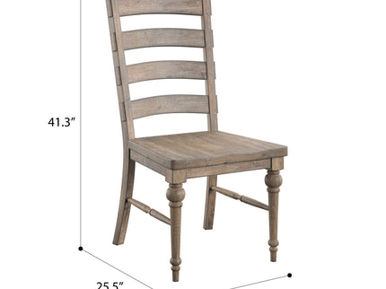Ladderback Dining Chairs, (Set of 2) - Taupe