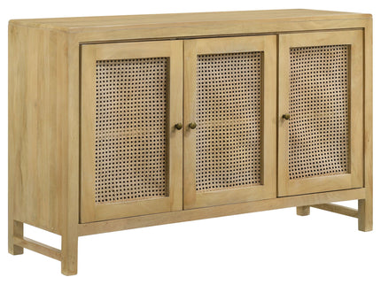 Ashton - 3 Door Accent Cabinet - Natural