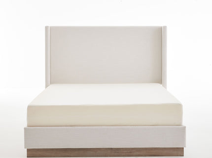 Hosford - Minimalist Upholstered Wingback Bed