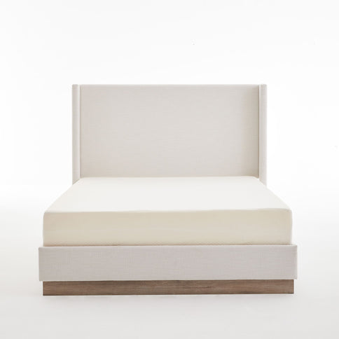 Hosford - Minimalist Upholstered Wingback Bed