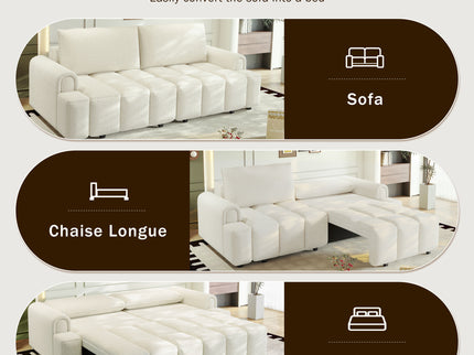 4 Seater Modern Couch With Seats Storage