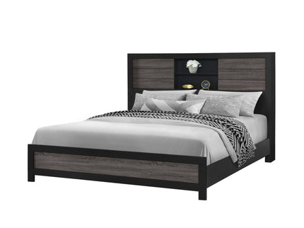 Soluto - Bed With Bookcase Headboard