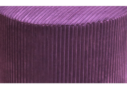 Full Compressed Ottoman - Purple