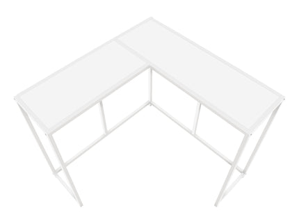 Corner Accent Console Table For Entryway, Unique L-Shaped Design