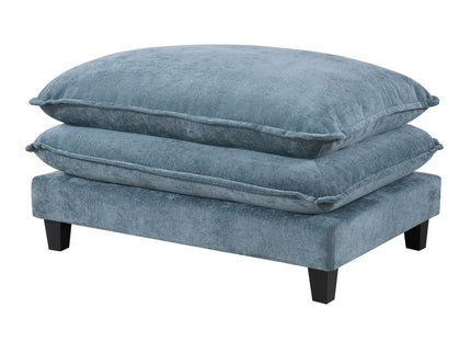 Modern Sectional Sofa With Removable Ottomans, USB Ports
