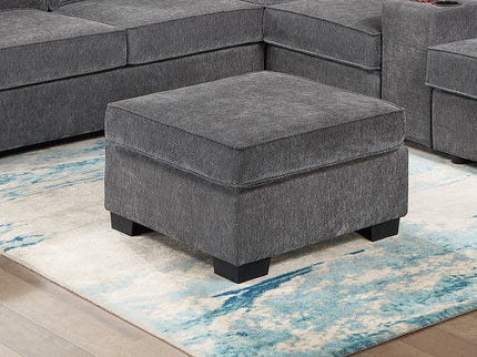 Sectional Set With Reversible Loveseat, USB Console, Corner Wedge & Ottoman