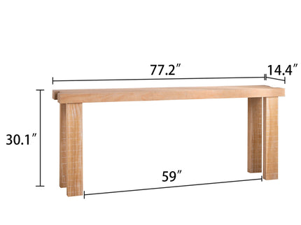 Console Table, Entryway Table With Design, Long Narrow Sofa Table For Living Room - Multi