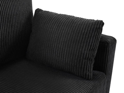 Sleeper Sofa With Foldable Mattress, USB Ports, Side Table & Storage Pocket