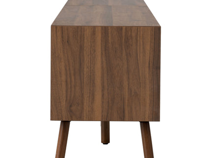 TV Stand With Drawers And Cable Management - Walnut