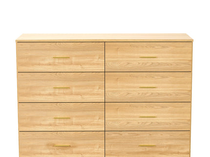 Modern Drawer Dresser For Bedroom, Ample Storage Wide Chest Of Drawers