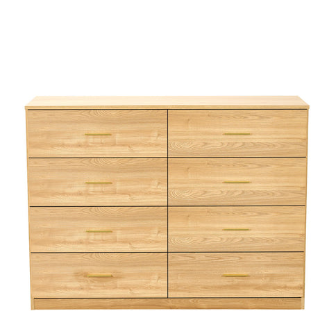 Modern Drawer Dresser For Bedroom, Ample Storage Wide Chest Of Drawers