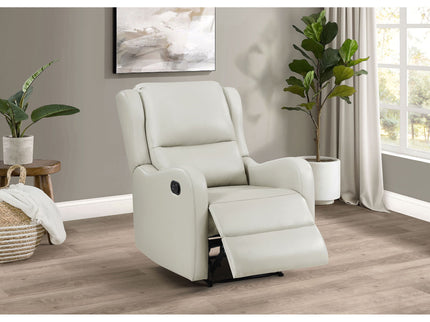 Cortland - Upholstered English Arm Recliner Chair Comfort Enhancing Lounge Chair - Ivory