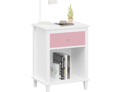 Nightstand With 1 Drawer 1 Shelf