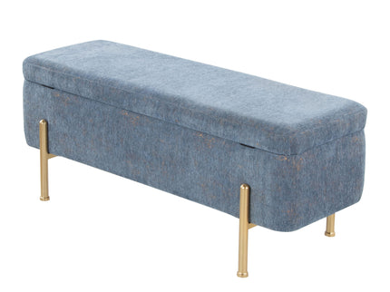Daniella - Contemporary Bench - Gold / Blue