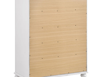 Randall - 5 Drawer Chest - White