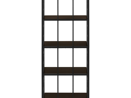 Bookshelf, Bookcase, Etagere, 4 Tier, For Office, Contemporary & Modern - Espresso