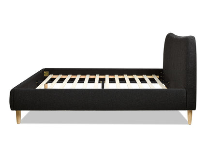 Roman - Curved Headboard Upholstered Platform Bed