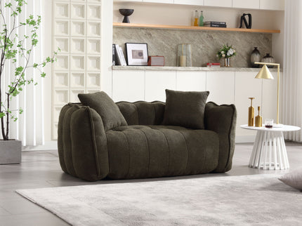 Cozy Beanbag Chair With High Resilience Foam Core For 2