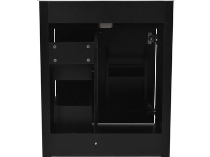 Elegant Bathroom Vanity With Ceramic Sink, Soft Close Doors And Drawers, Double Storage Racks