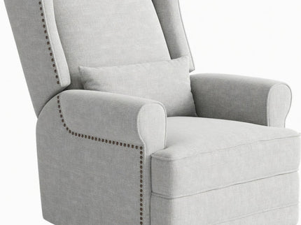 Extra Wide Swivel Recliner Glider Chair With Footrest