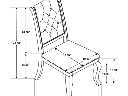 Fremont - Tufted Back Dining Chair (Set of 2)