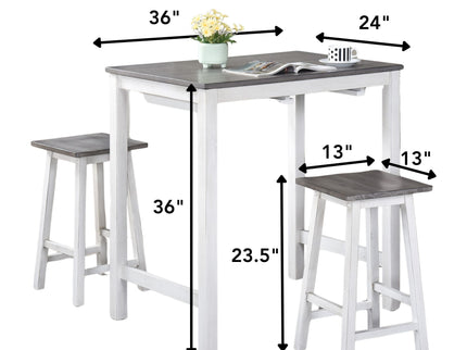 3 Pieces Counter Height Set