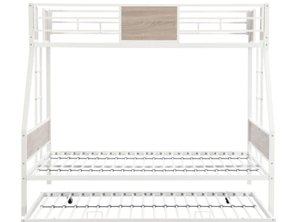 Modern Metal Bunk Bed With Dual Side Ladder And Metal Desig