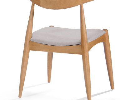 Elegant Dining Chairs With Ergonomic Backrest & Comfort Cushions (Set of 2)