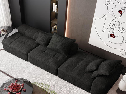 Modern Oversized Diy Combination Modular Sectional Sofa With Pillows
