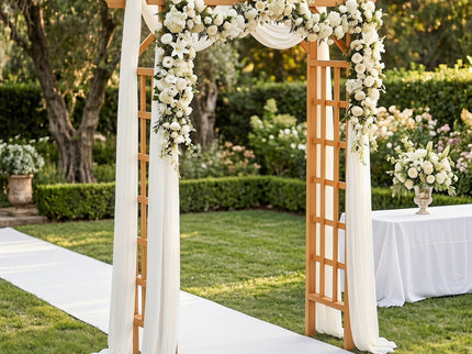 Wedding Arbor With Trellis Design