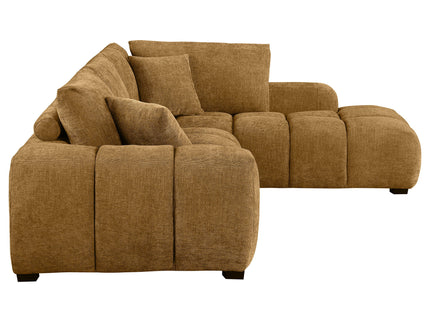 Florence - Upholstered L Shaped Sectional Sofa - Amber