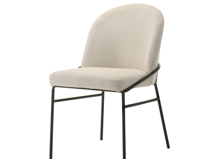 Lark - Side Chair (Set of 2) - Black / Cream