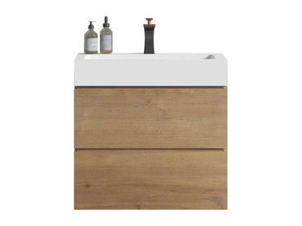 Alice - Bathroom Vanity With Sink, Large Storage Wall Mounted Floating Bathroom Vanity For Modern Bathroom