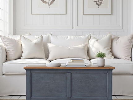 Lift-Top Coffee Table - Blue