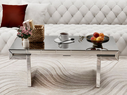 American Vintage Industrial Coffee Table, Double Tier Design