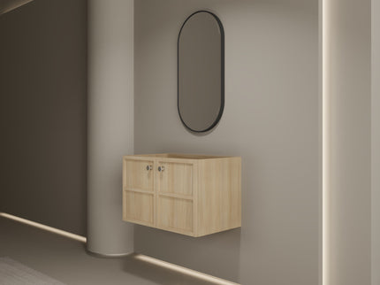 Modern Wall Mounted Bathroom Vanity With Soft Closing Doors