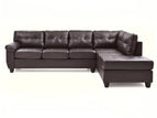 Dark Brown / Faux Leather