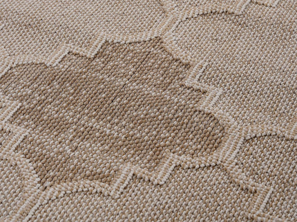 Guros - 6' X 9' Trellis Indoor / Outdoor Area Rug - Cream