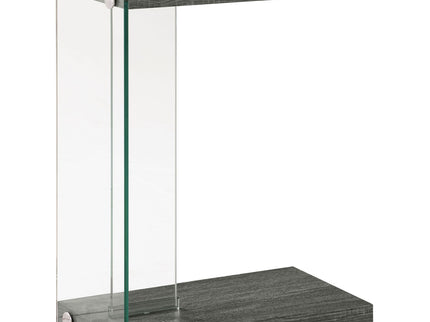 Sampson - C Shaped Side Table - Gray