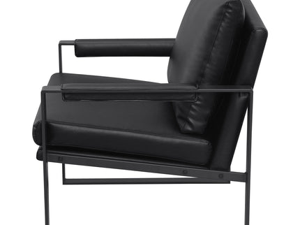 Goldbriar - Upholstered Track Arm Accent Chair - Black