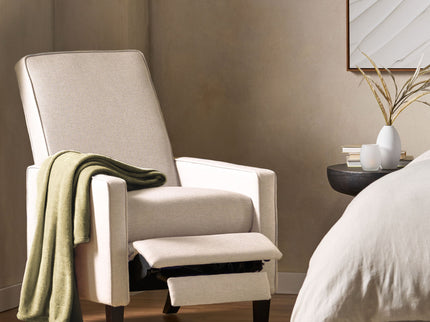 Minimalist Design Fabric Push Back Chair