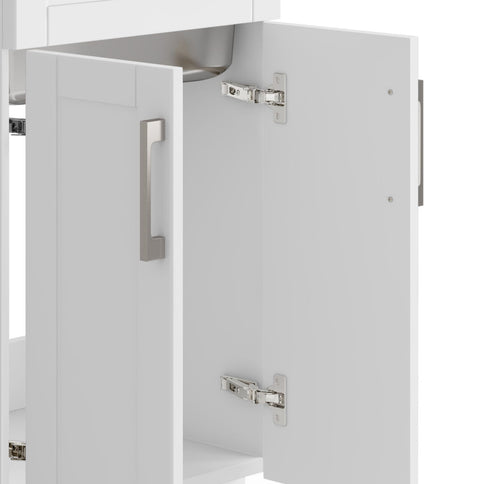 Hennessy - Deluxe Laundry Cabinet With Faucet And Stainless Steel Sink