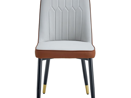 Modern Dining Chair With Metal Leg