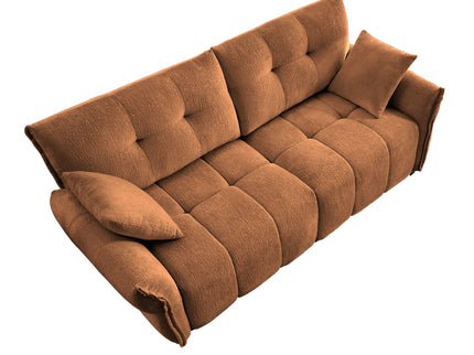 Modern Sofa & Pillows, Textured Cover, High Rebound Cushions