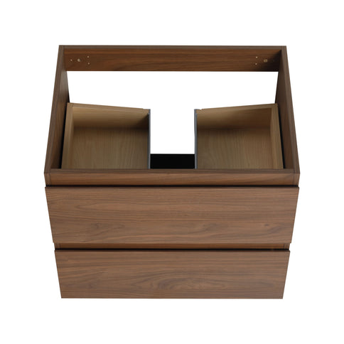 Wall Mounted Bathroom Vanity And Sink, 2 Soft Close Drawers