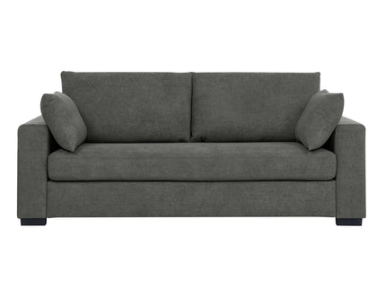 Upholstered Sofa With Toss Pillows - Dark Gray