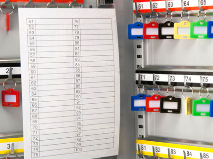 Adjustable Key Cabinet With Lock
