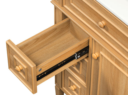 Bathroom Vanity With Sink, Cabinet With Flip Out Drawer, 2 Soft Close Drawers, 1 Soft Close Door - Wood