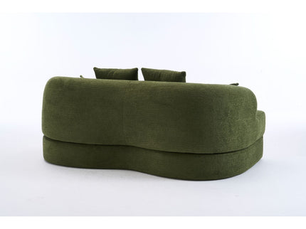 Foldable Sofa Bed, Boneless Couch Convertible Sleeper With 4 Pillows